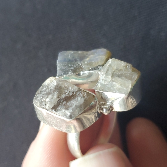 New Natural Kyanite 925 Silver Ring. - Picture 16 of 16